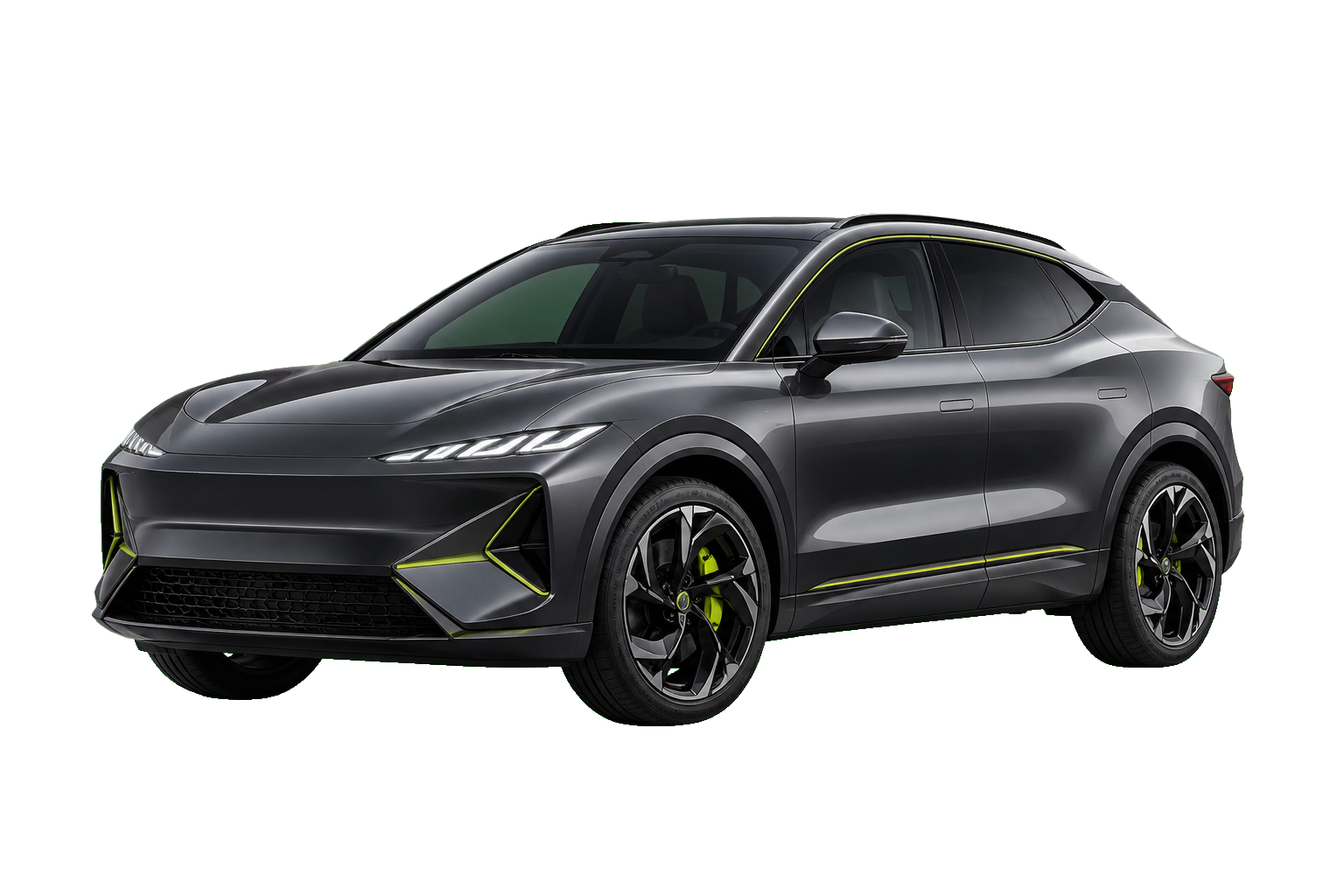 Navy luxury crossover SUV